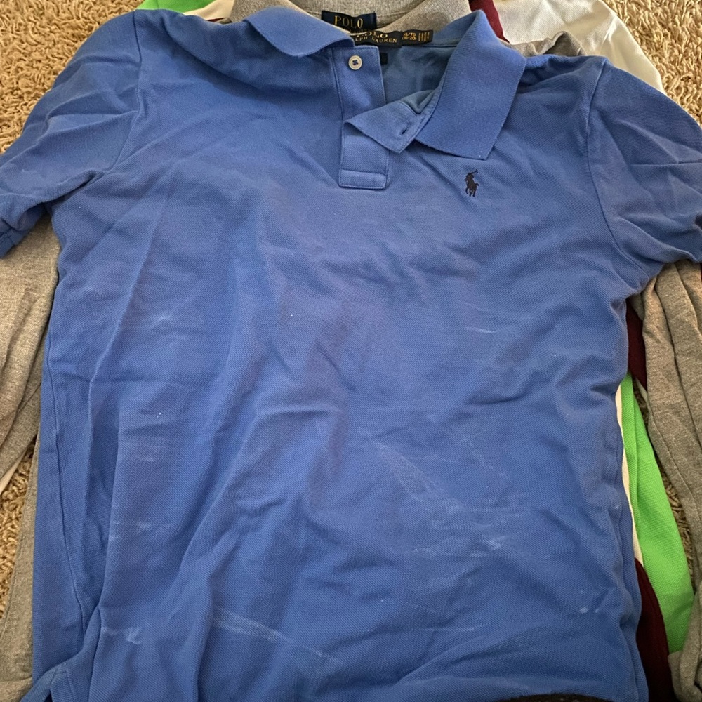 Blue ralph lauren polo